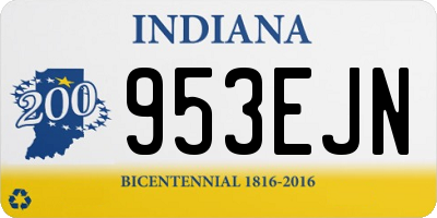 IN license plate 953EJN