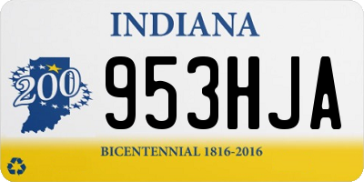 IN license plate 953HJA