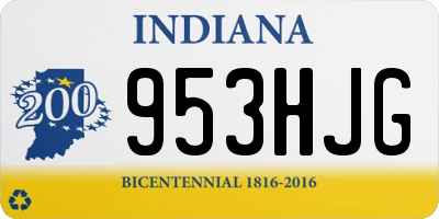 IN license plate 953HJG