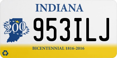 IN license plate 953ILJ