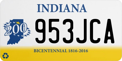IN license plate 953JCA
