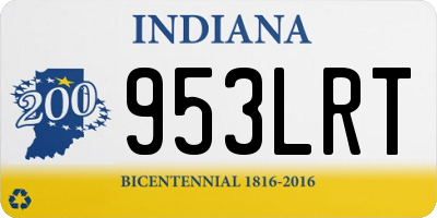 IN license plate 953LRT