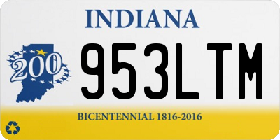 IN license plate 953LTM