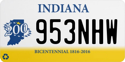 IN license plate 953NHW