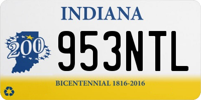 IN license plate 953NTL