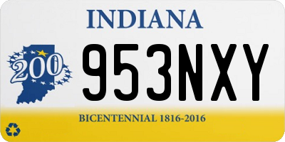 IN license plate 953NXY