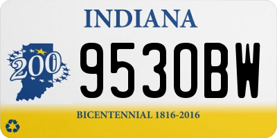 IN license plate 953OBW