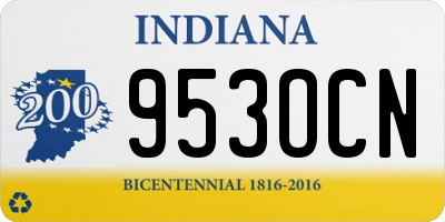 IN license plate 953OCN