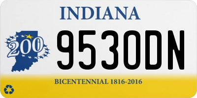 IN license plate 953ODN