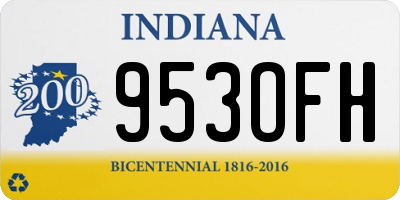 IN license plate 953OFH