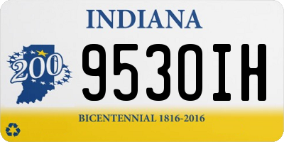 IN license plate 953OIH