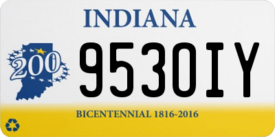 IN license plate 953OIY
