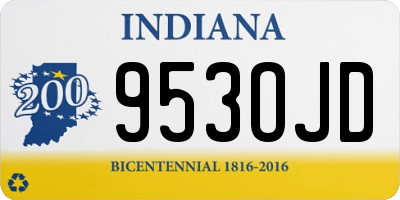 IN license plate 953OJD