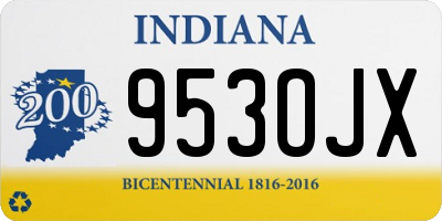IN license plate 953OJX