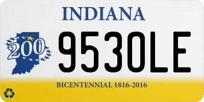 IN license plate 953OLE