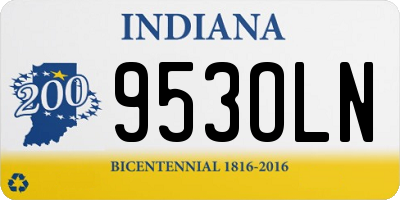 IN license plate 953OLN