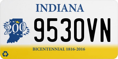 IN license plate 953OVN