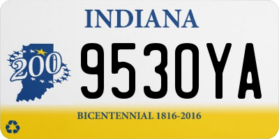 IN license plate 953OYA