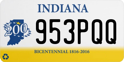 IN license plate 953PQQ