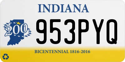 IN license plate 953PYQ