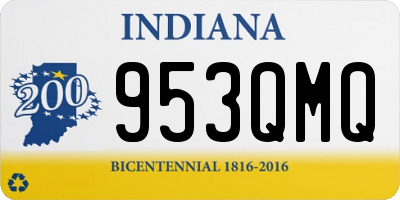 IN license plate 953QMQ