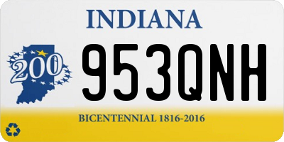 IN license plate 953QNH