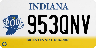 IN license plate 953QNV