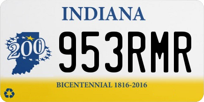 IN license plate 953RMR