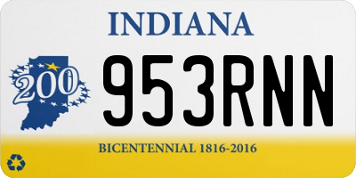 IN license plate 953RNN