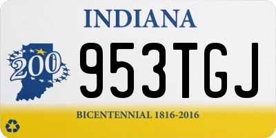 IN license plate 953TGJ