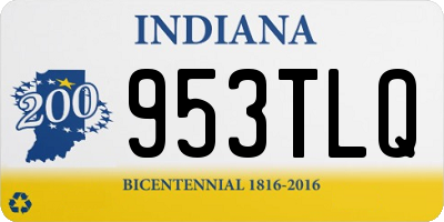 IN license plate 953TLQ
