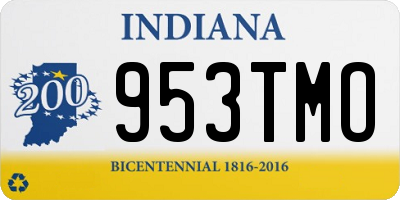 IN license plate 953TMO