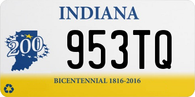 IN license plate 953TQ