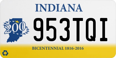 IN license plate 953TQI