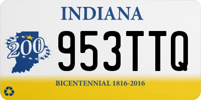IN license plate 953TTQ