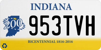 IN license plate 953TVH