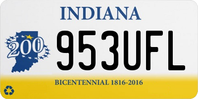 IN license plate 953UFL