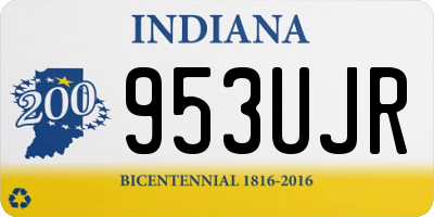 IN license plate 953UJR