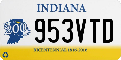 IN license plate 953VTD