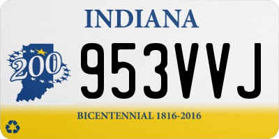 IN license plate 953VVJ