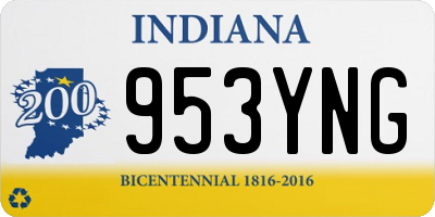 IN license plate 953YNG