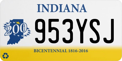 IN license plate 953YSJ
