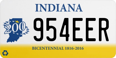 IN license plate 954EER