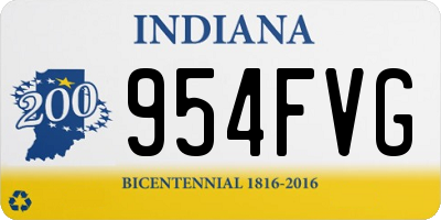 IN license plate 954FVG