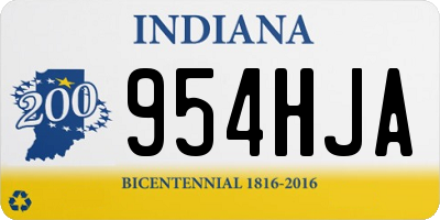IN license plate 954HJA