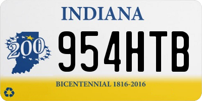 IN license plate 954HTB