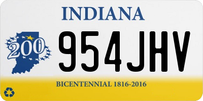 IN license plate 954JHV
