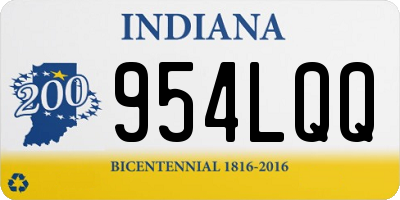 IN license plate 954LQQ
