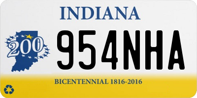 IN license plate 954NHA
