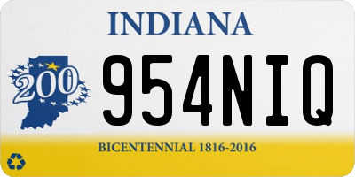 IN license plate 954NIQ